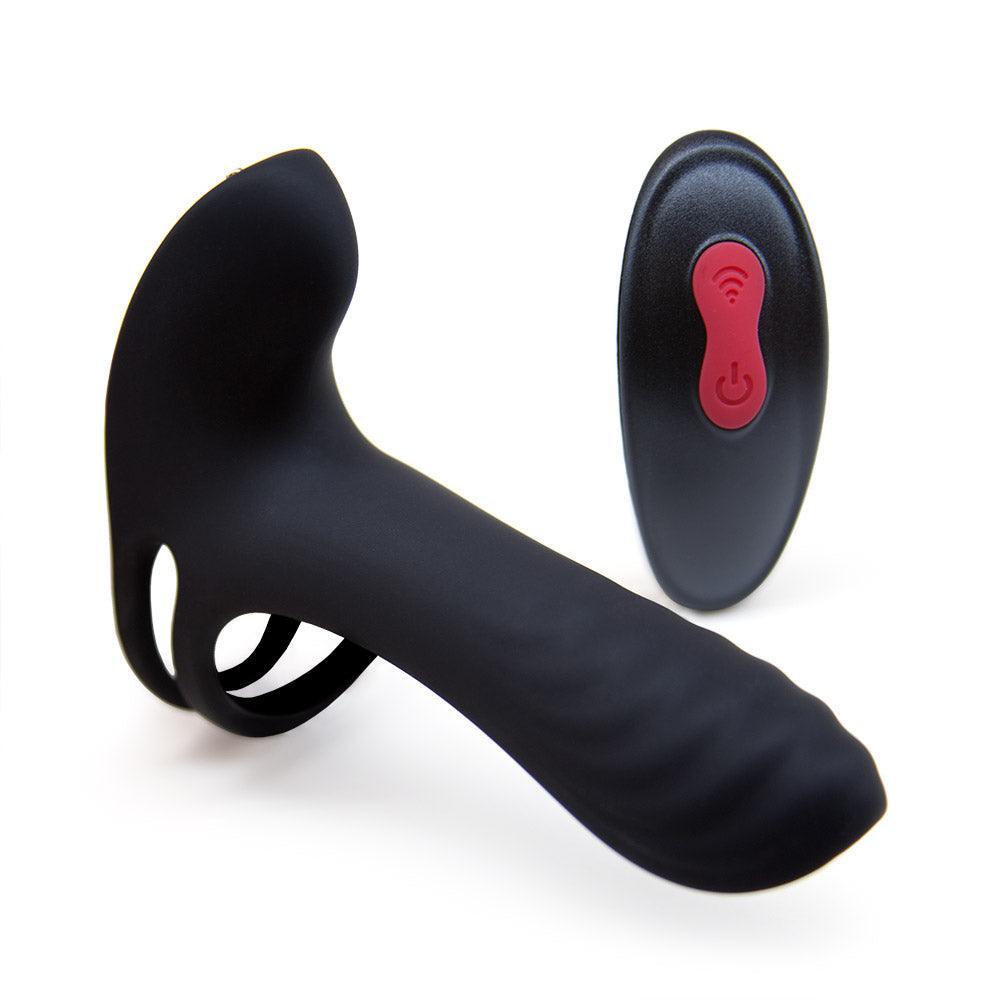 Magnum Vibrating cock sleeve with clit stimulator - Xoxomoving