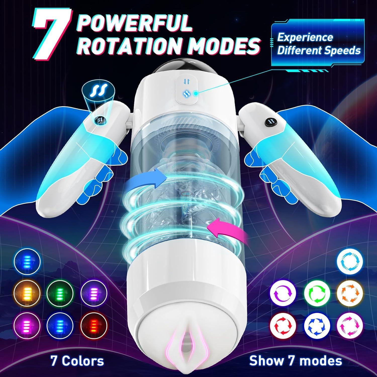 Male Sex Toys with Thrusting & Rotation Modes - Ultimate Pleasure Machine - Xoxomoving