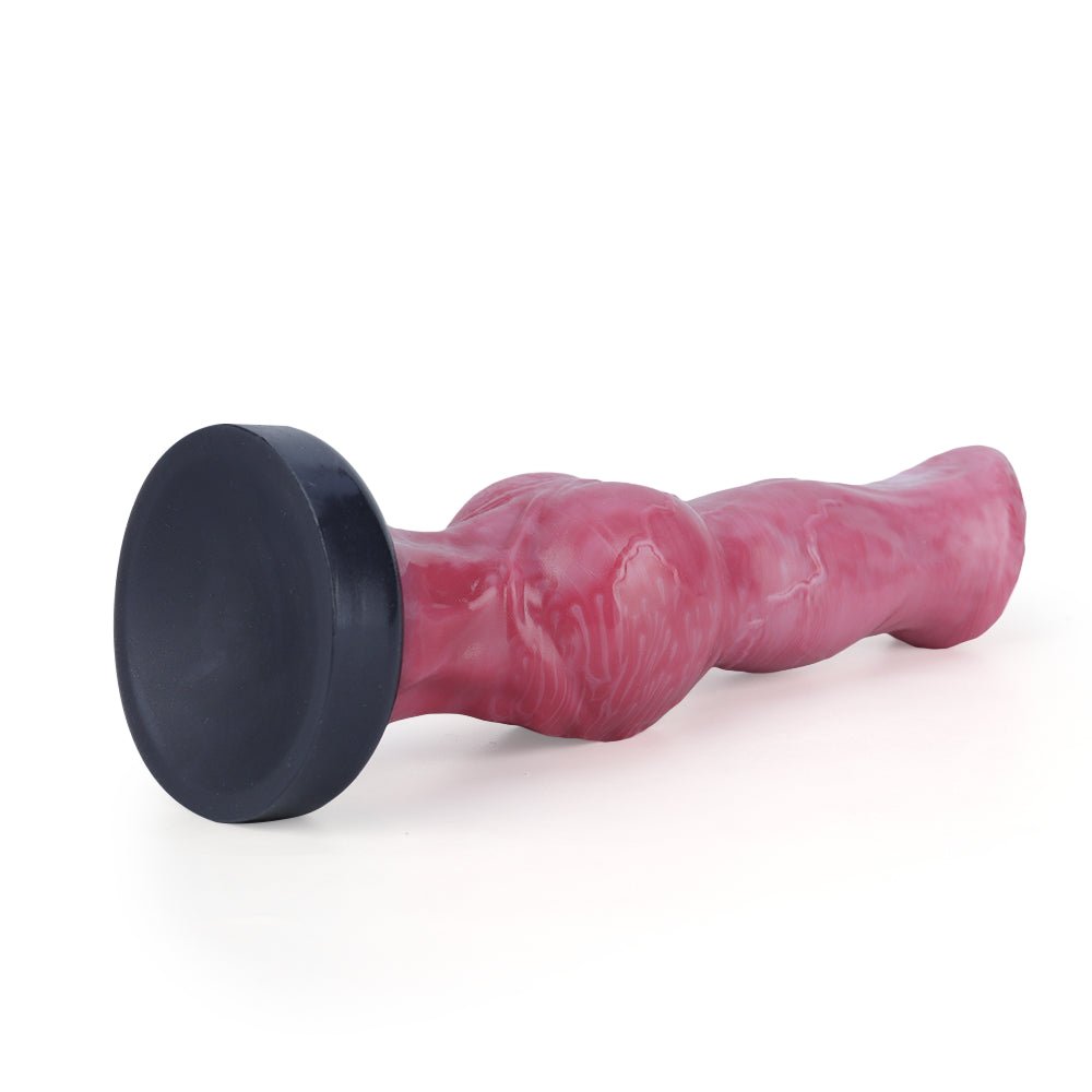 MAPARON Scarlet Pup 8 Inch Fantasy Dog Knot Dildo Xoxomoving