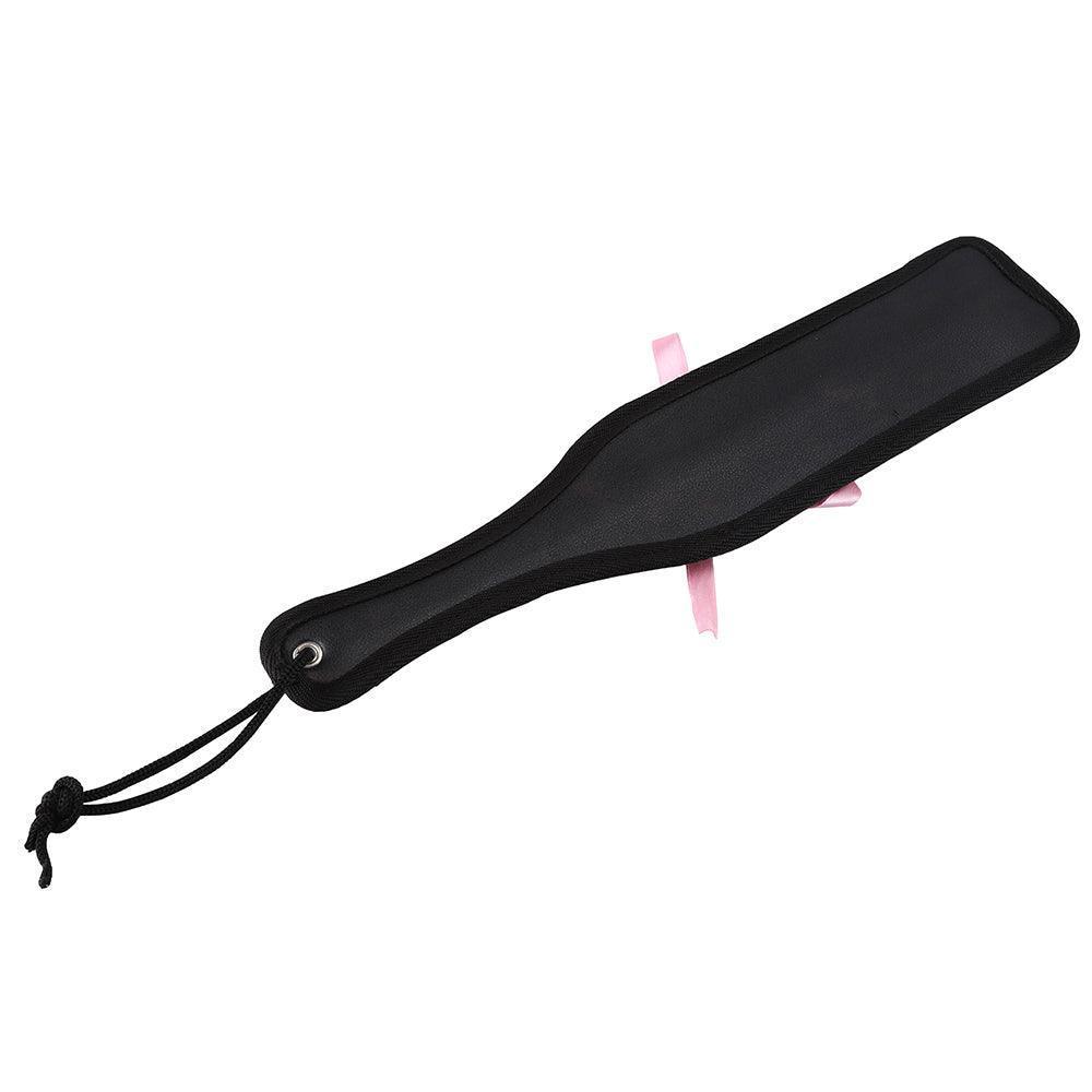 Marcia Satin & Leather Spanking Paddle - Xoxomoving