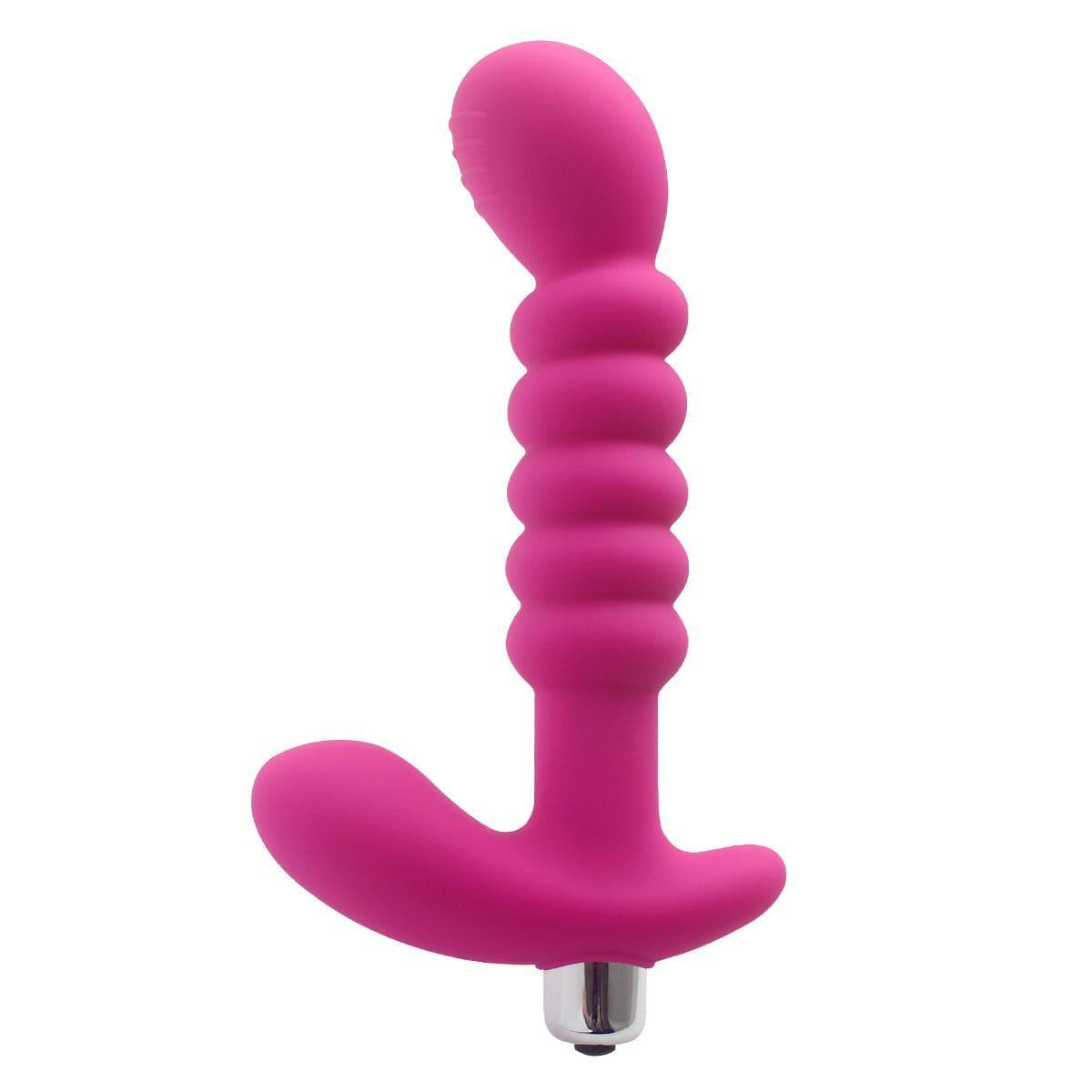 Maza Ringed Prostate Massager - Beaded Vibrating Anal Toy - Xoxomoving