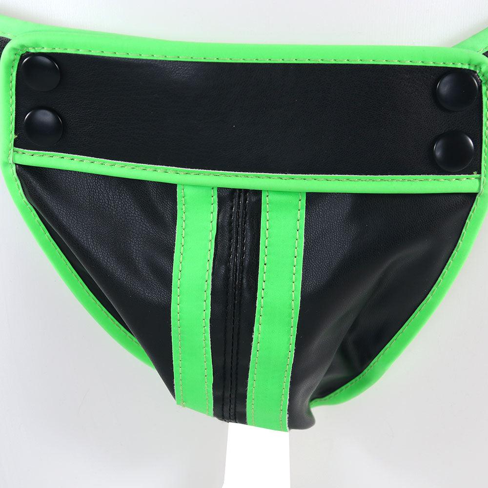 Ouch! Glow In The Dark Striped Pouch Jock Strap /M - Xoxomoving