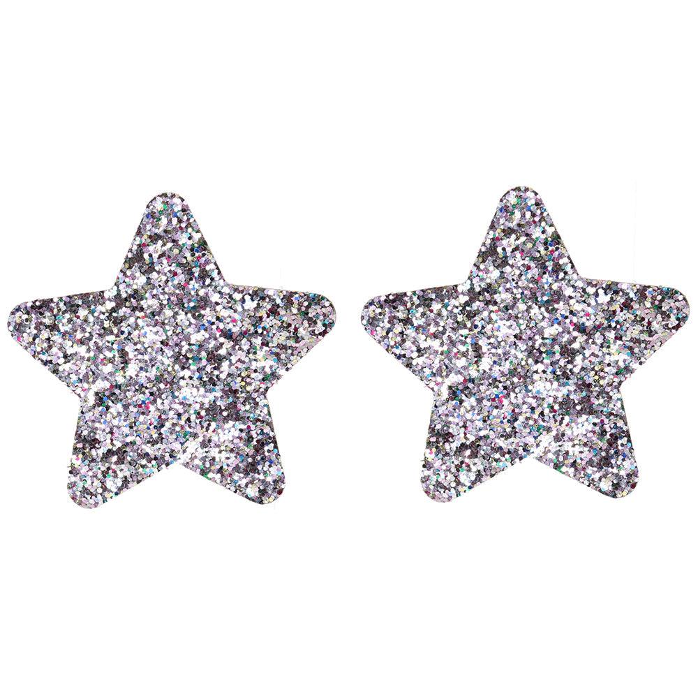 Pride and Rainbow Glitter Stars Nipple Pasties - Xoxomoving