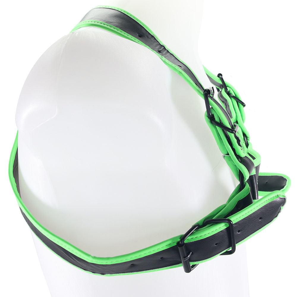 Ouch! Glow in the Dark Buckle Bulldog Harness /M - Xoxomoving