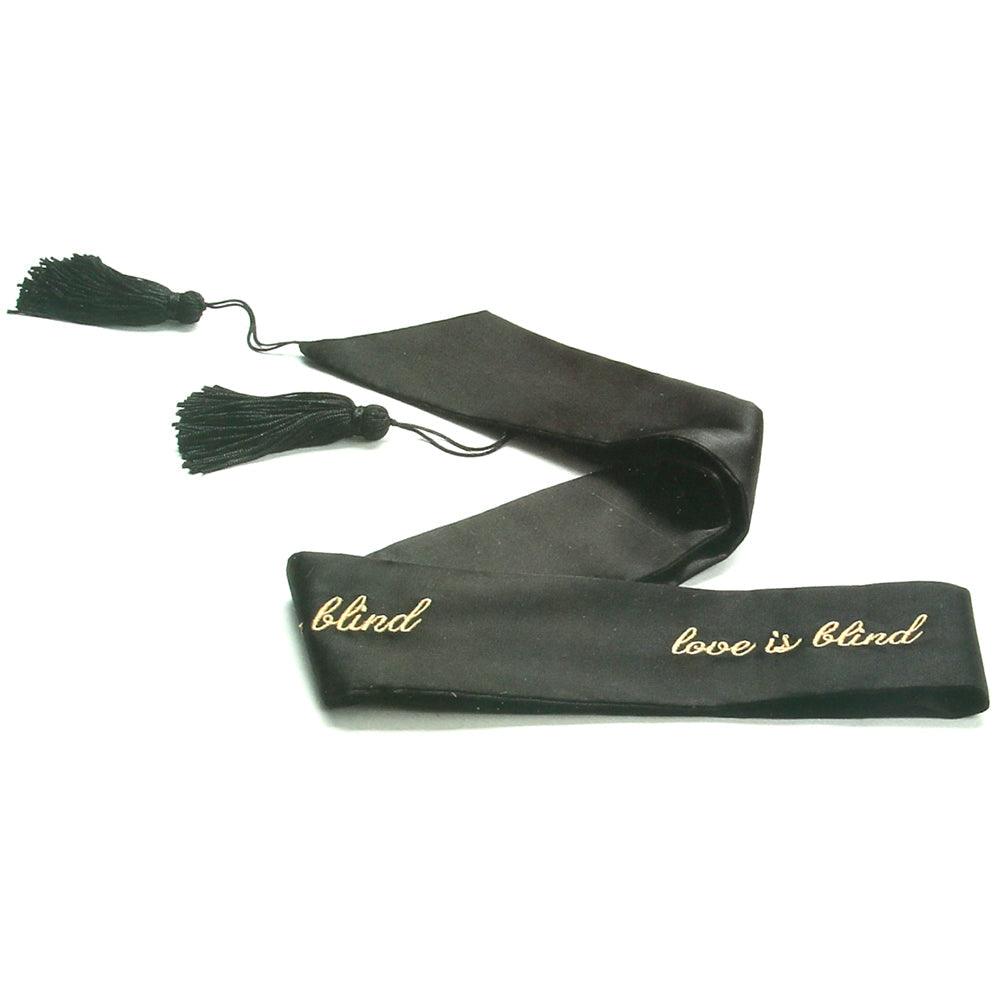 Secret Kisses Love Is Blind Satin Tie - Xoxomoving