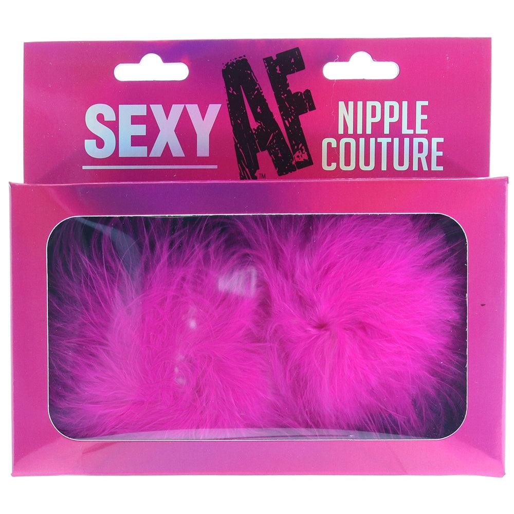 Nipple Couture Marabou Covers in Pink - Xoxomoving