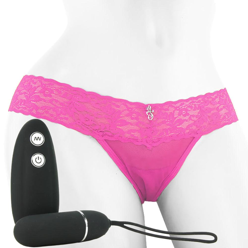 Wireless Remote Vibrating Pink Panties /M - Xoxomoving