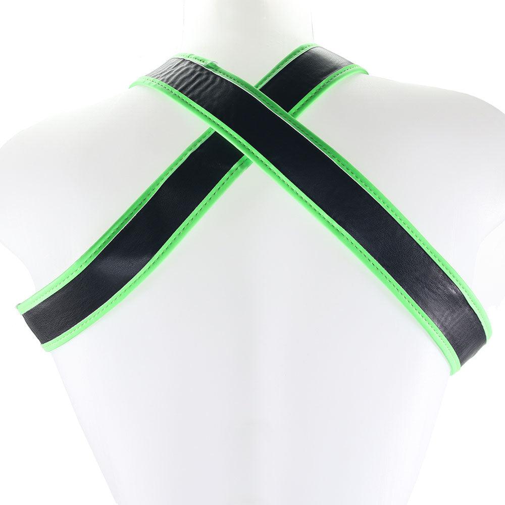 Ouch! Glow in the Dark Buckle Bulldog Harness /XL - Xoxomoving