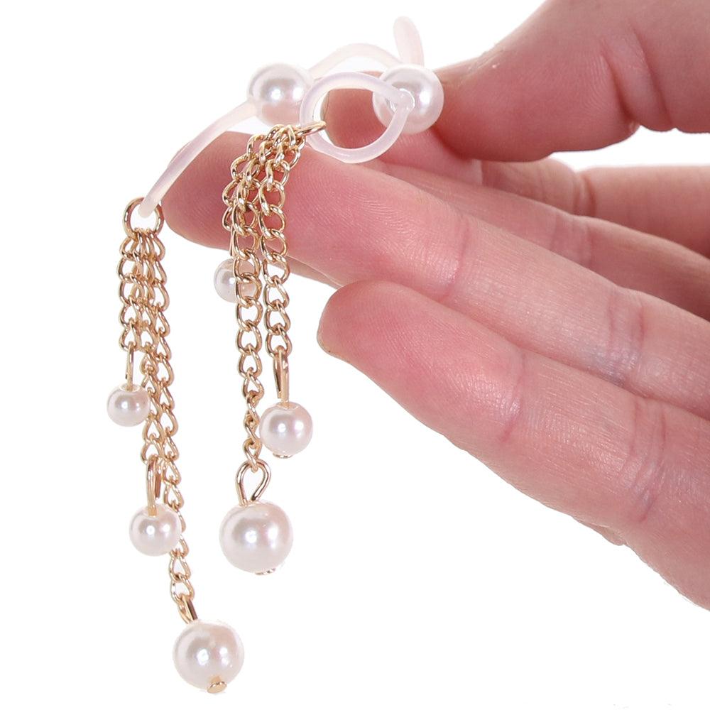 Sex & Mischief Pearl Nipple Ties - Xoxomoving