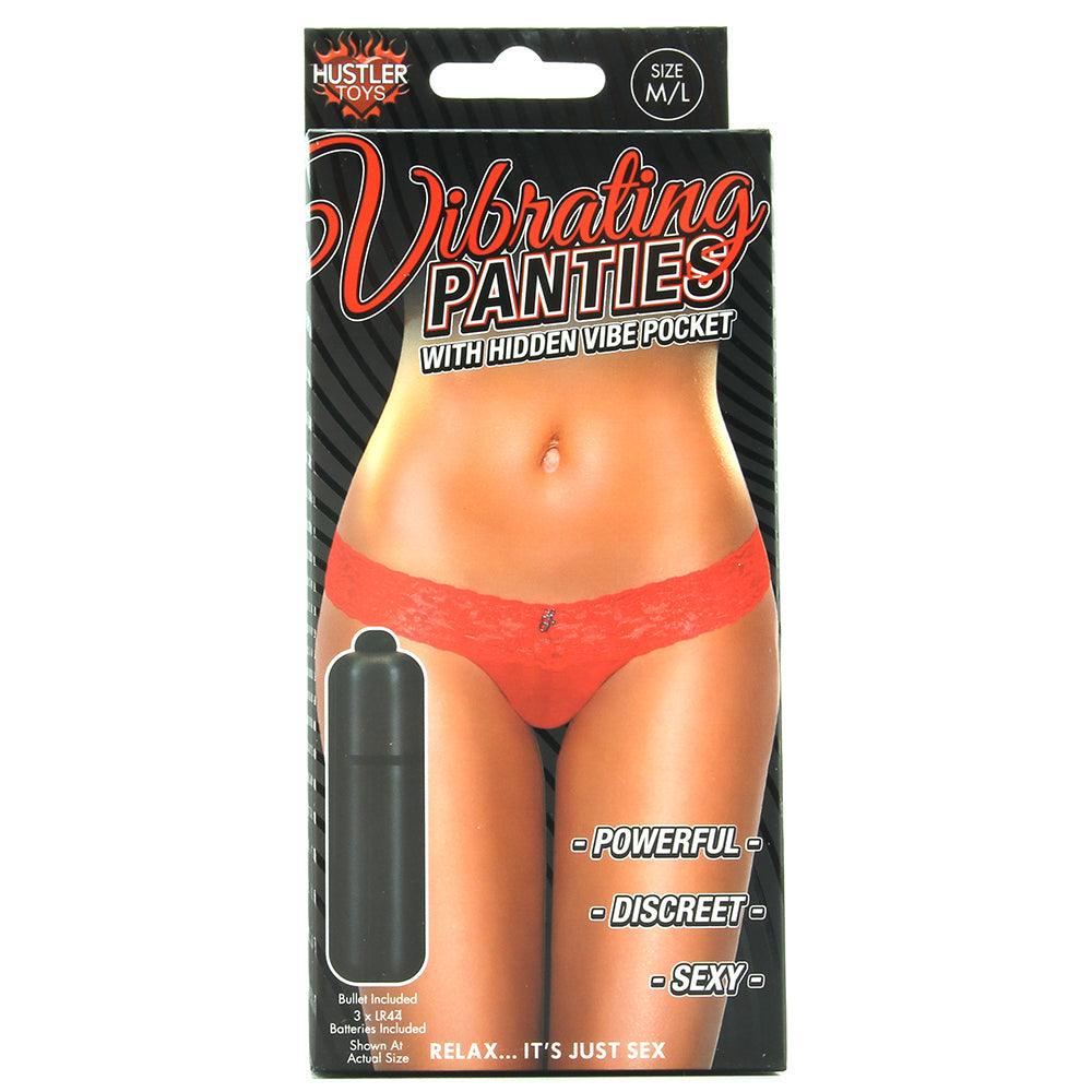 Vibrating Panties with Hidden Vibe Pocket Red /L - Xoxomoving