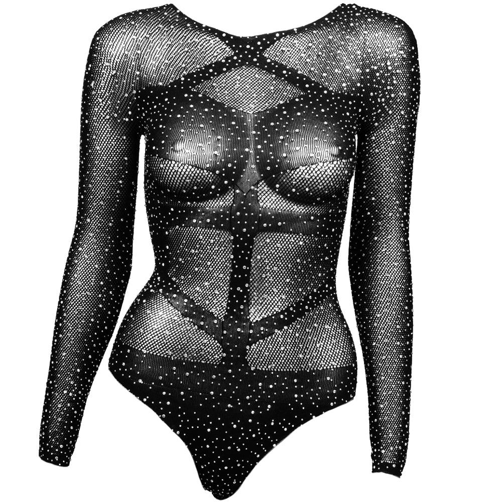 Radiance Long Sleeve Black Body Suit XL - Xoxomoving