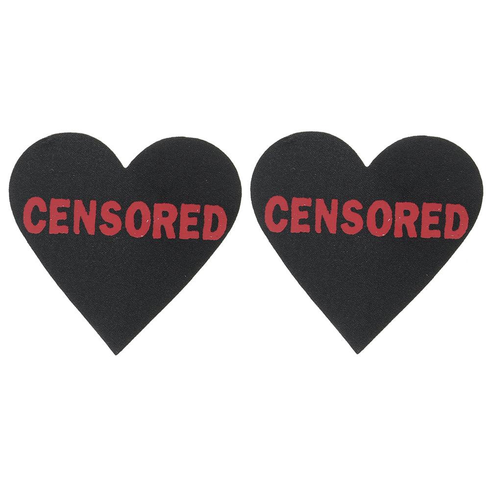 Censored Hearts and X Nipple Pasties - Xoxomoving