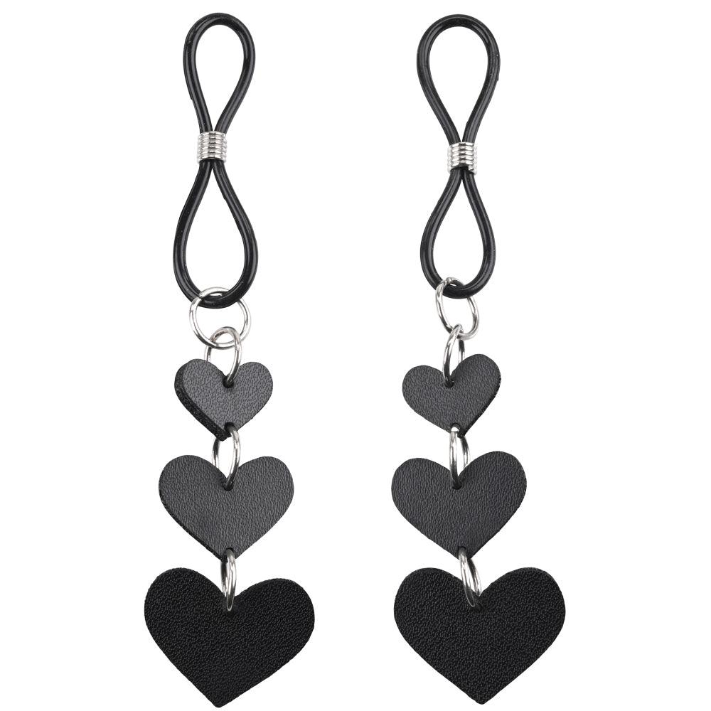 Sex & Mischief Heart Nipple Ties - Xoxomoving