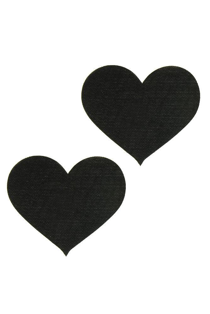 Peekaboos Satin & Lace Heart Pasties - Xoxomoving