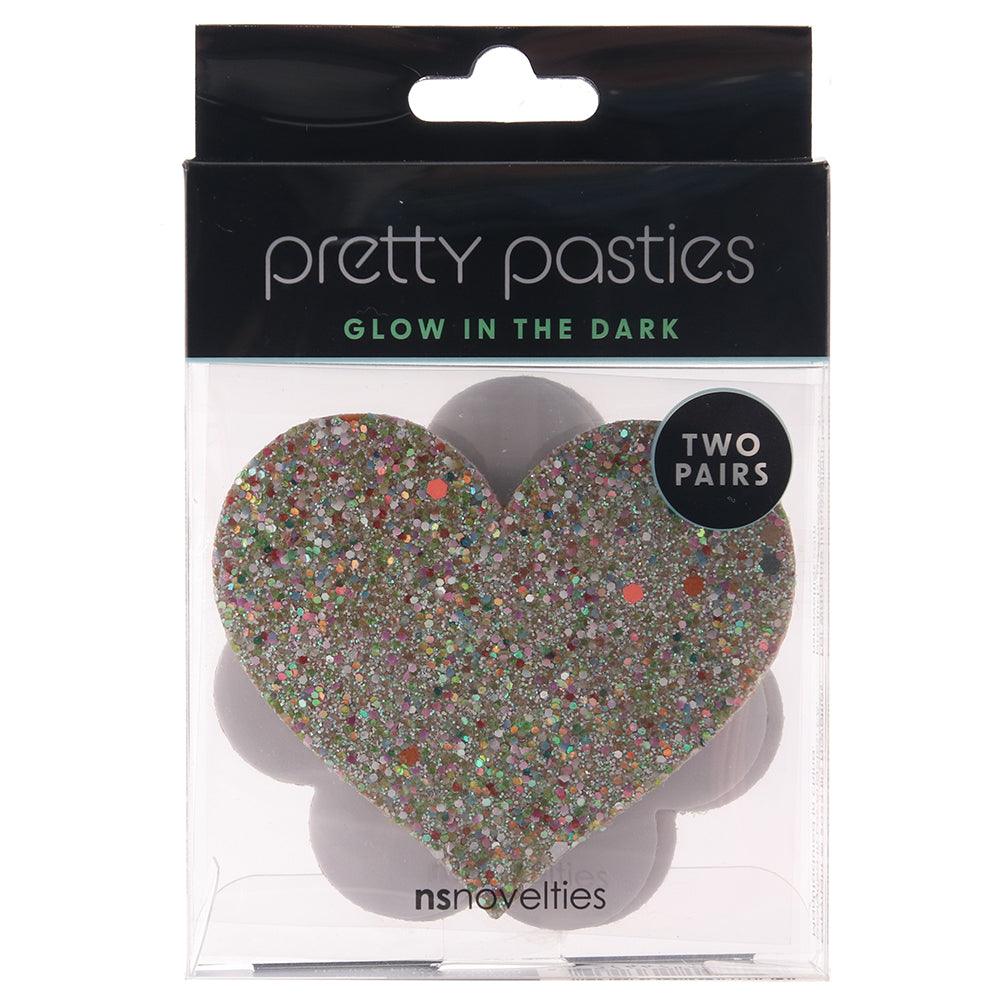 Pretty Pasties Heart & Flower Glow In The Dark Set - Xoxomoving