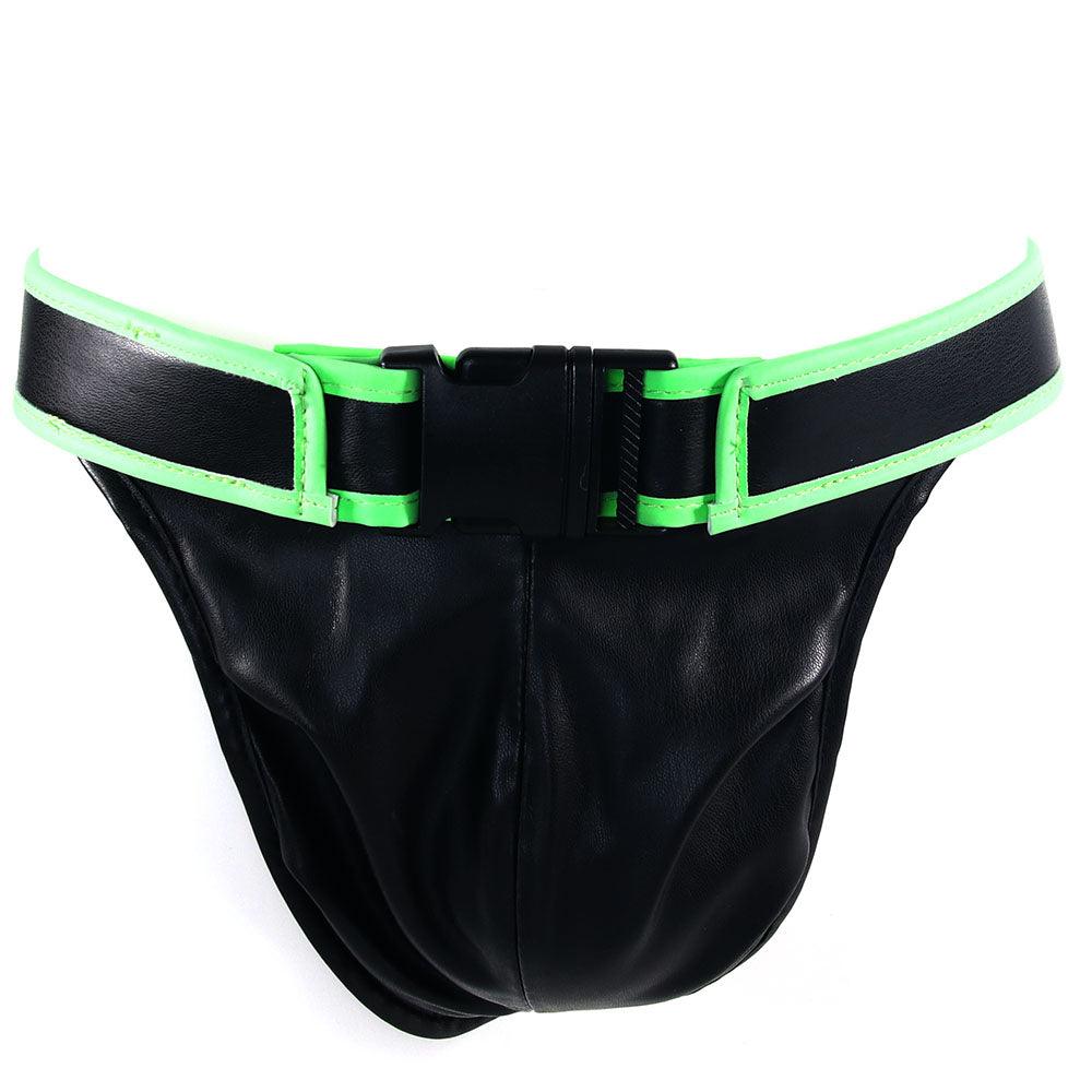 Ouch! Glow In The Dark Front Buckle Jock Strap /M - Xoxomoving