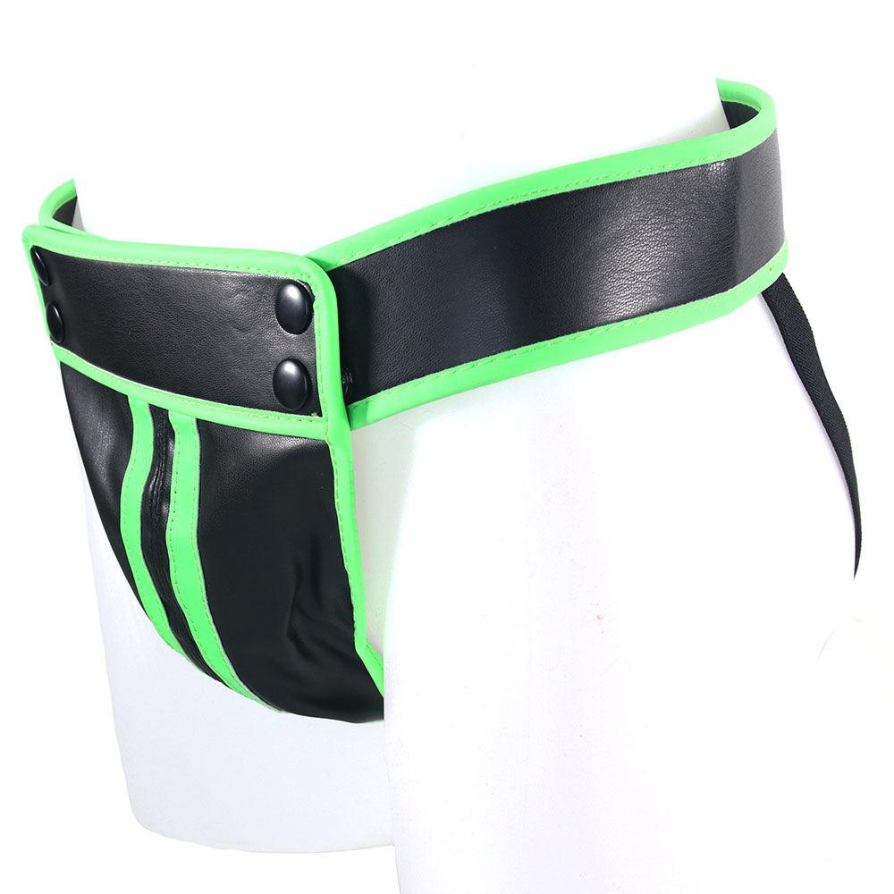 Ouch! Glow In The Dark Striped Pouch Jock Strap /XL - Xoxomoving