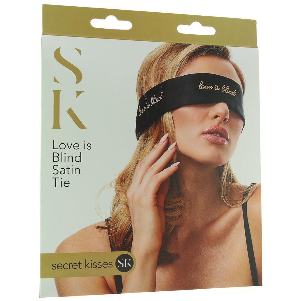 Secret Kisses Love Is Blind Satin Tie - Xoxomoving