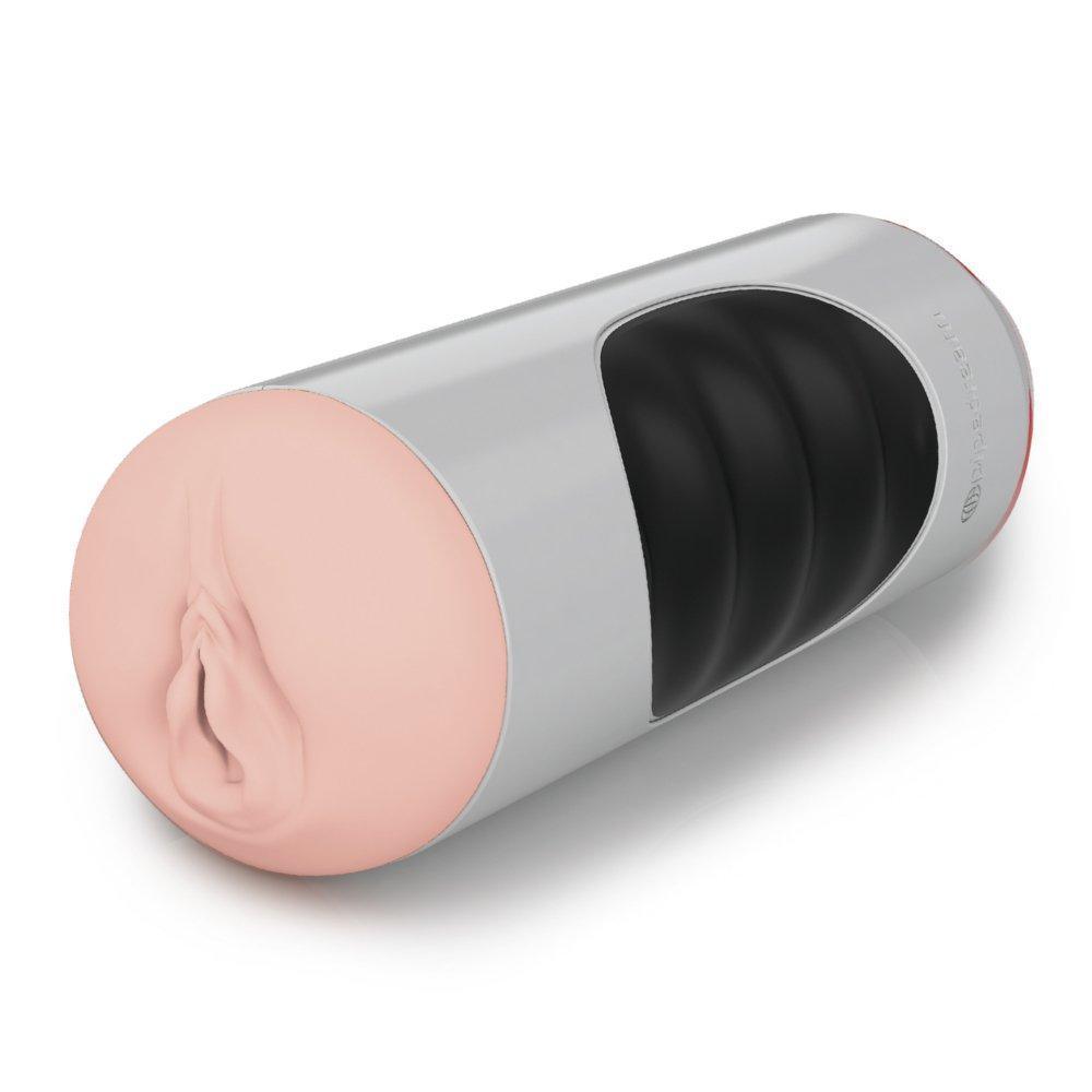 Mega Grip Squeezable Vibrating Pussy Stroker - Xoxomoving