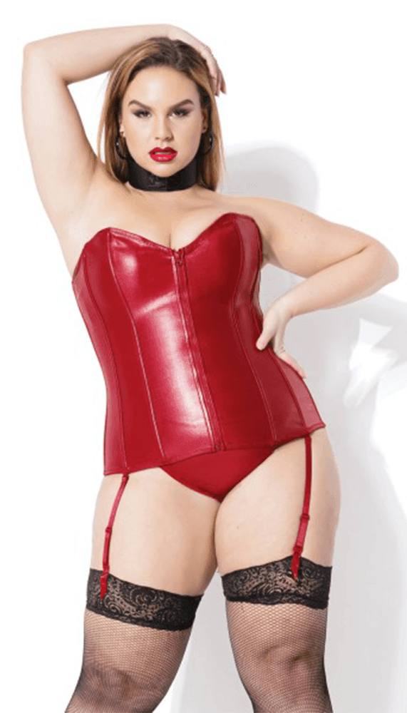 Metal Boned Matte Corset - Xoxomoving