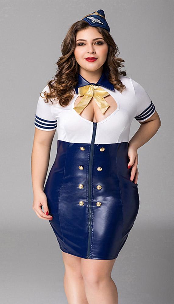 Mile High Mistress - Sexy Stewardess Costume - Xoxomoving