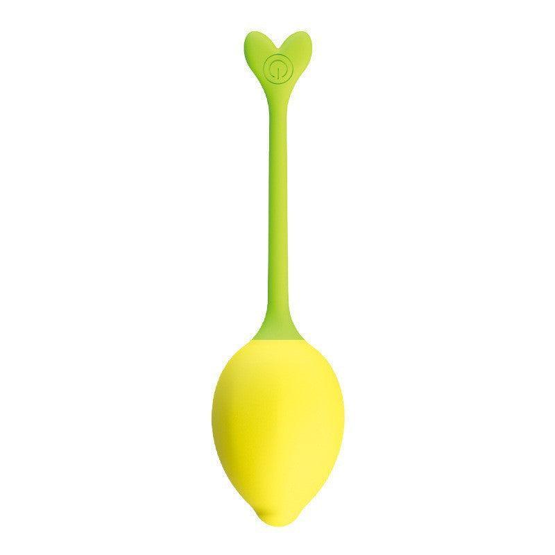 Miss 9 Vibrating Lemon Silicone Vaginal Training Kegel Balls with Voice Mode - Xoxomoving