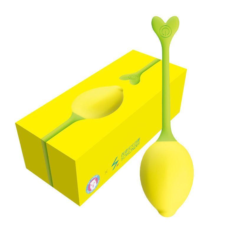 Miss 9 Vibrating Lemon Silicone Vaginal Training Kegel Balls with Voice Mode - Xoxomoving