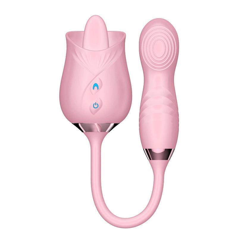 Momo - Rose Clit Licker & Tapping Egg Vibrator  - Xoxomoving