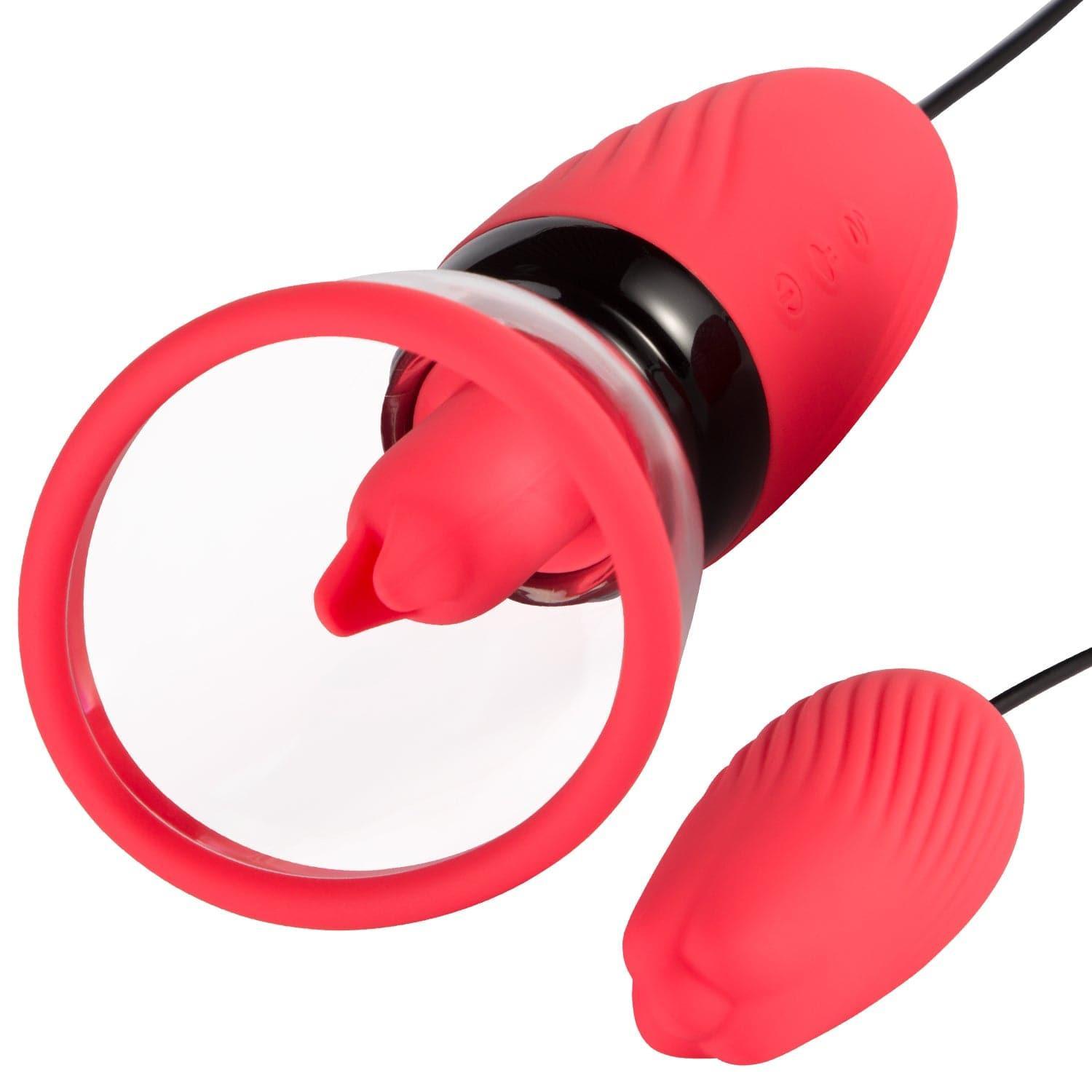 Mona Pro - Super Powered Clit & Nipple Stimulator With Bullet Egg - Xoxomoving