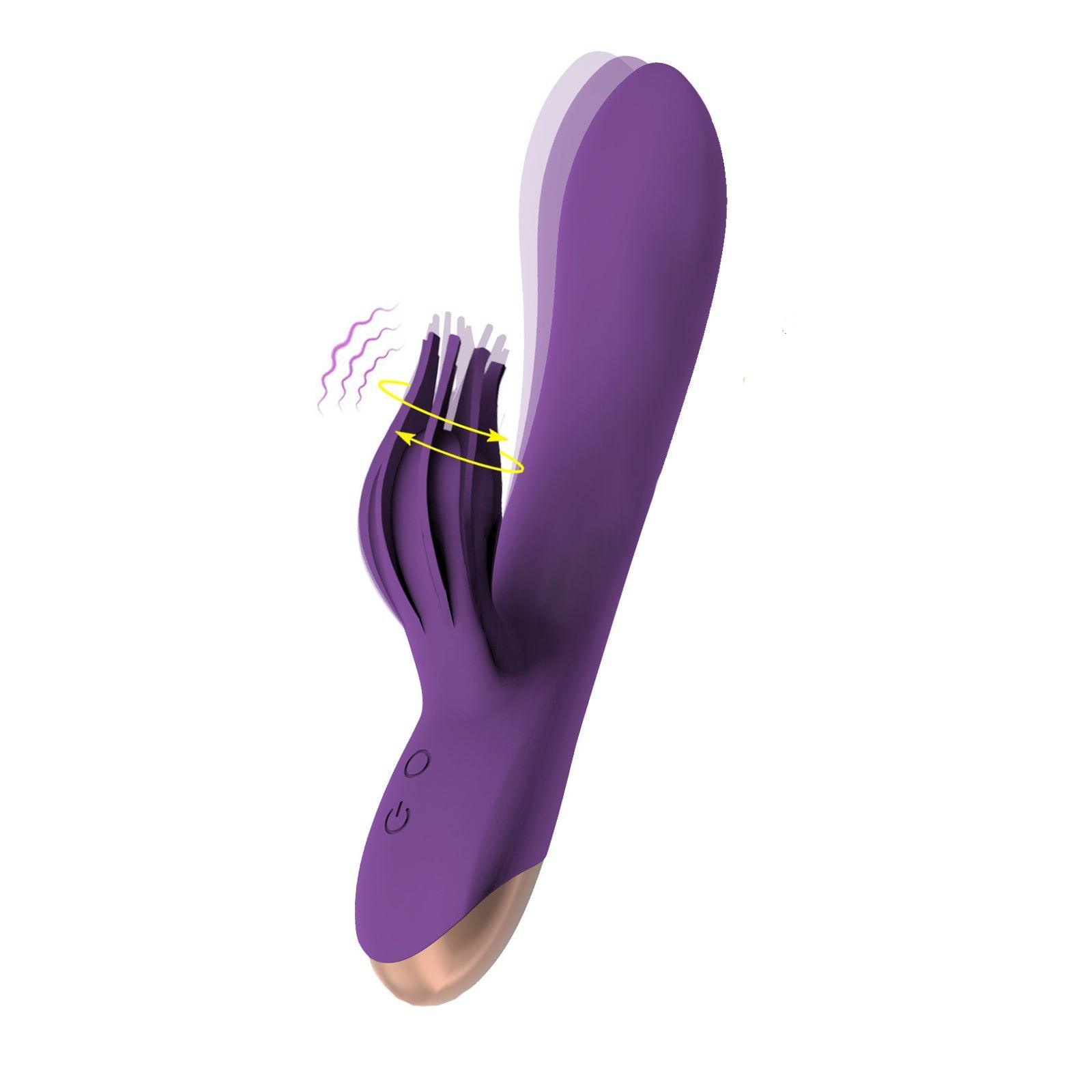 Naughty Clit-Tickling Bunny Vibrator - Dual Motors, Waterproof, Rechargeable - Xoxomoving