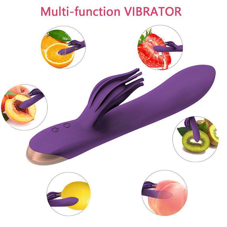 Naughty Clit-Tickling Bunny Vibrator - Dual Motors, Waterproof, Rechargeable - Xoxomoving