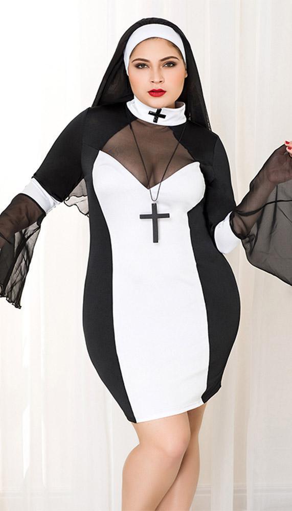 Naughty Nun Costume - Xoxomoving