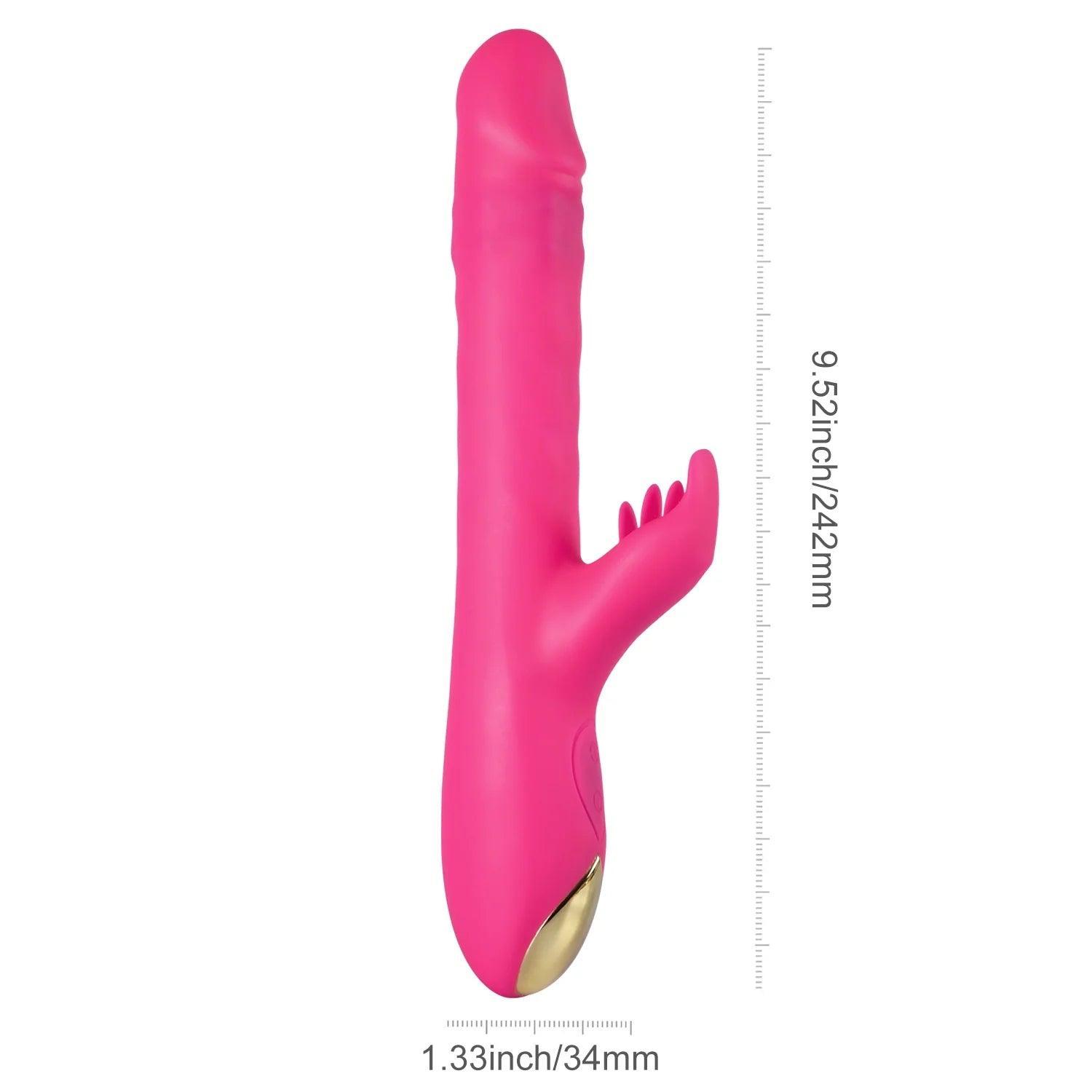 Neon Holic Thrusting Rotation Beads Rabbit Vibrator - Experience Unforgettable Pleasure - Xoxomoving