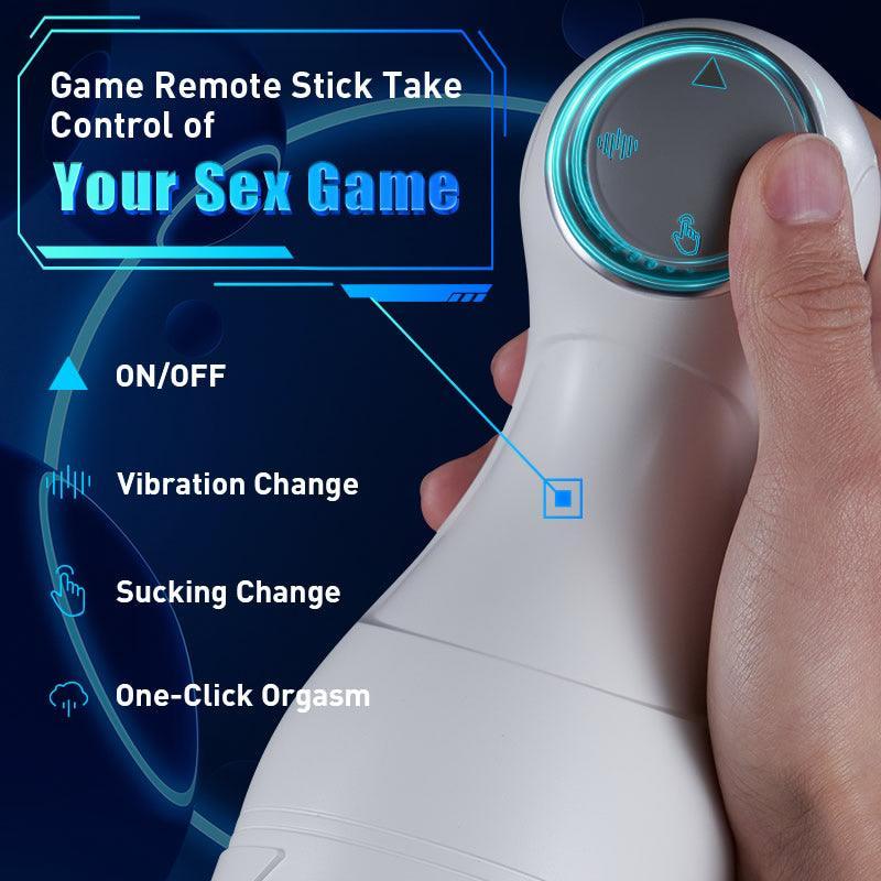 NO.6 - Sucking & Vibrating Technology Male Masturbator - Xoxomoving