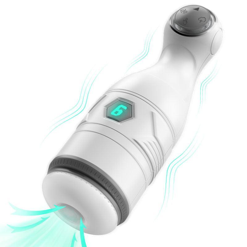 NO.6 - Sucking & Vibrating Technology Male Masturbator - Xoxomoving