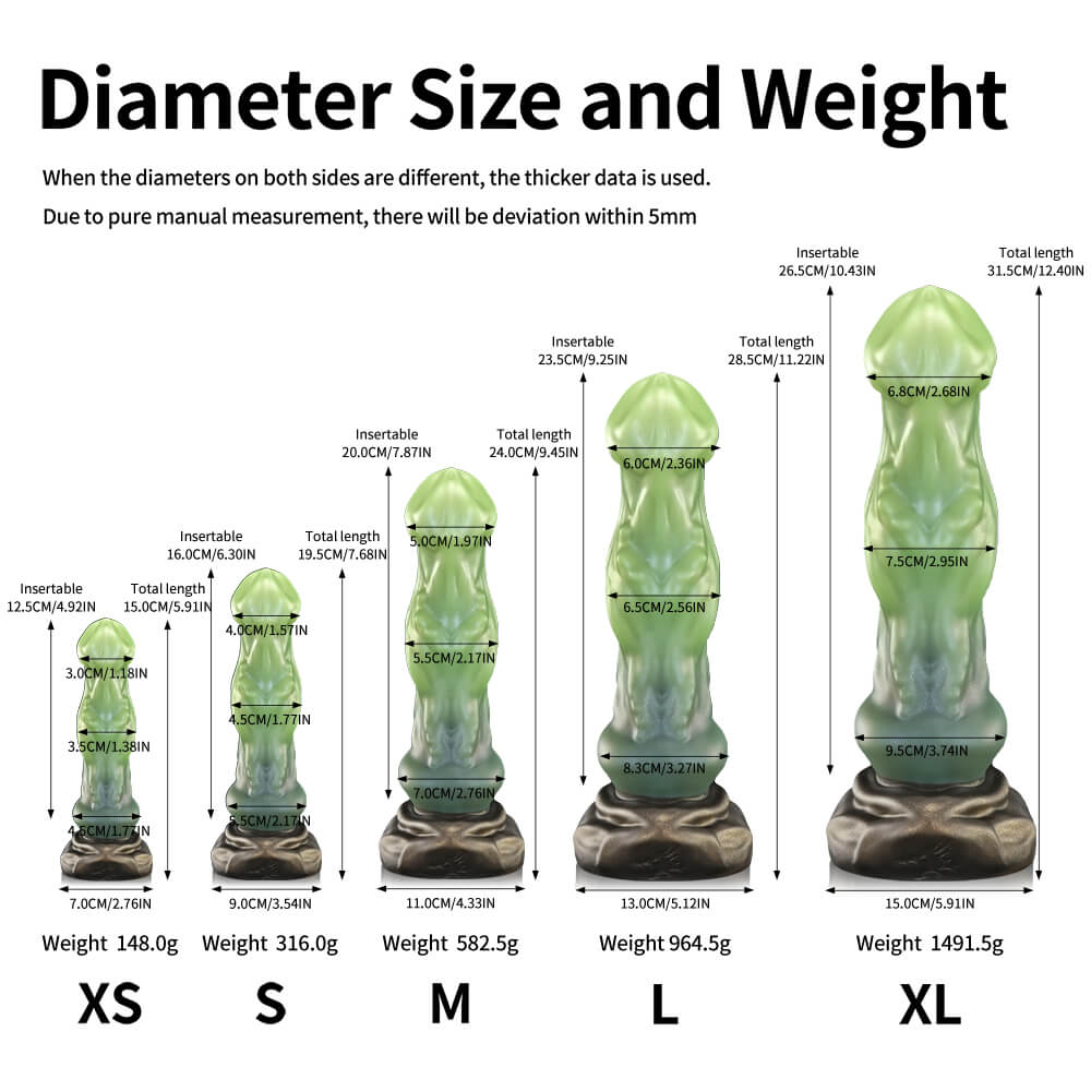 Avenging Dragon Fantasy Dildo – Knotting Design & Textured Scales Xoxomoving