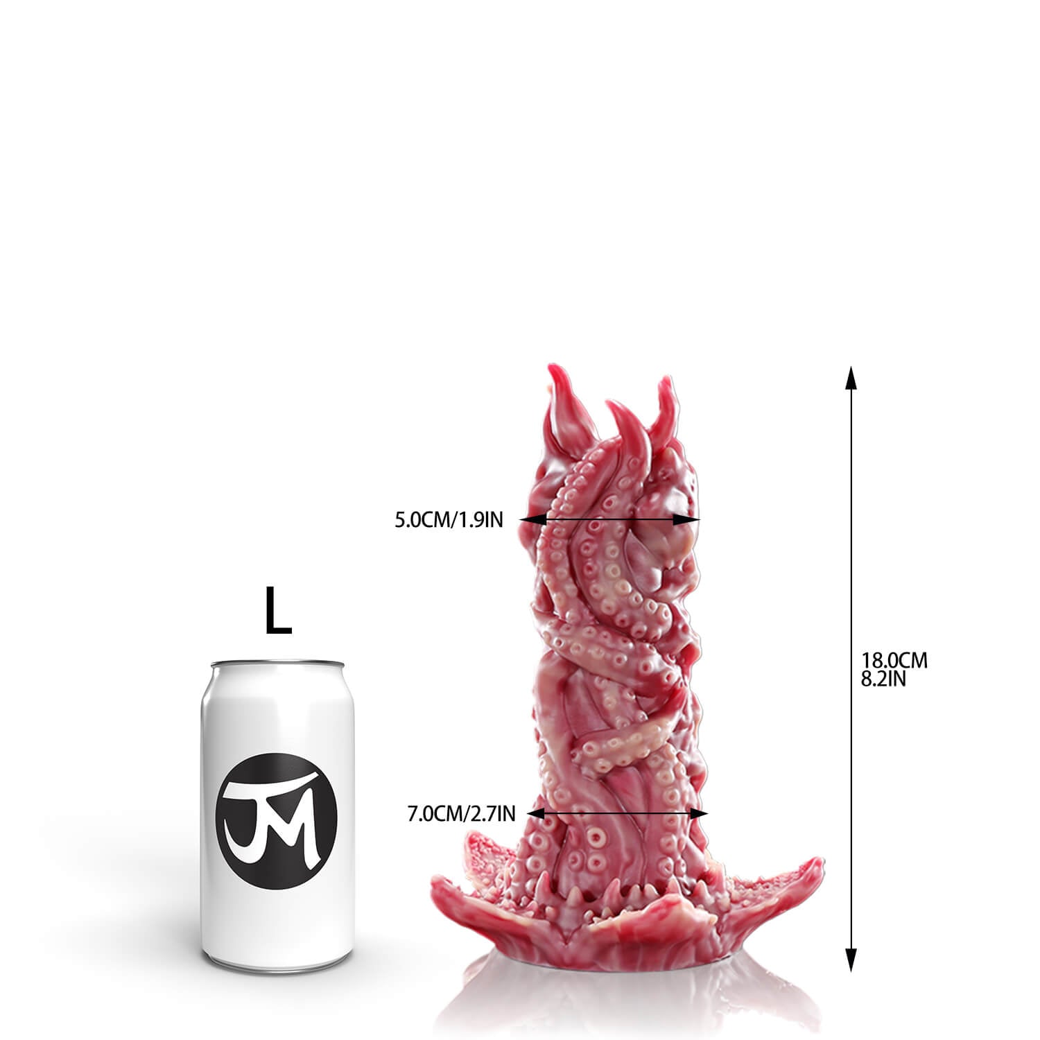 Ovipositor Toy – Platinum Silicone with Tendrils & Suction Cups Xoxomoving