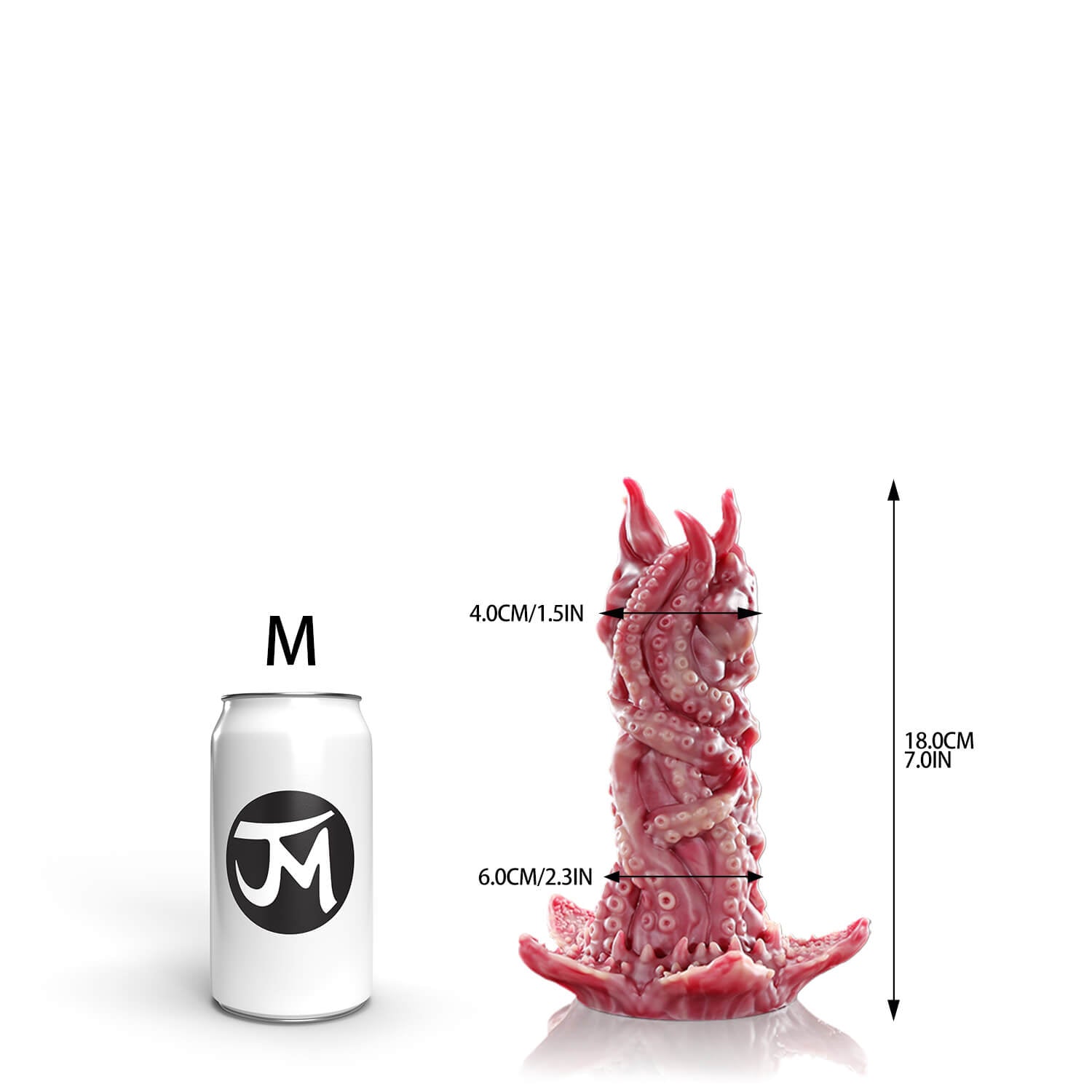 Ovipositor Toy – Platinum Silicone with Tendrils & Suction Cups Xoxomoving