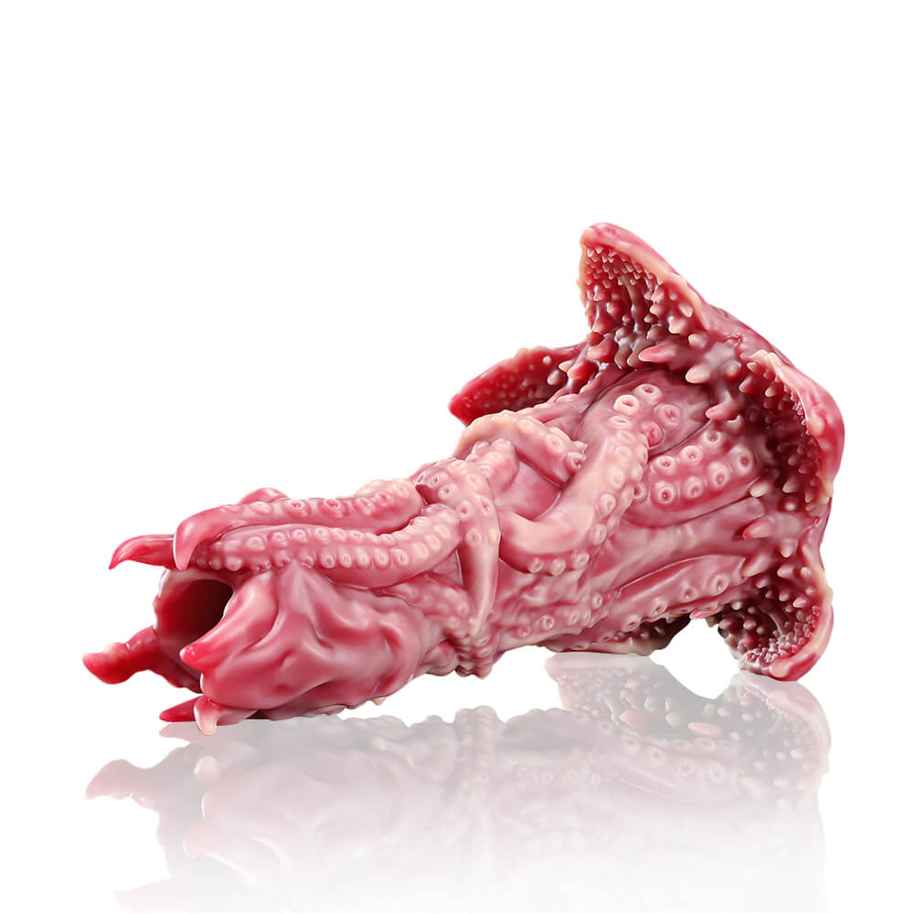 Ovipositor Toy – Platinum Silicone with Tendrils & Suction Cups Xoxomoving