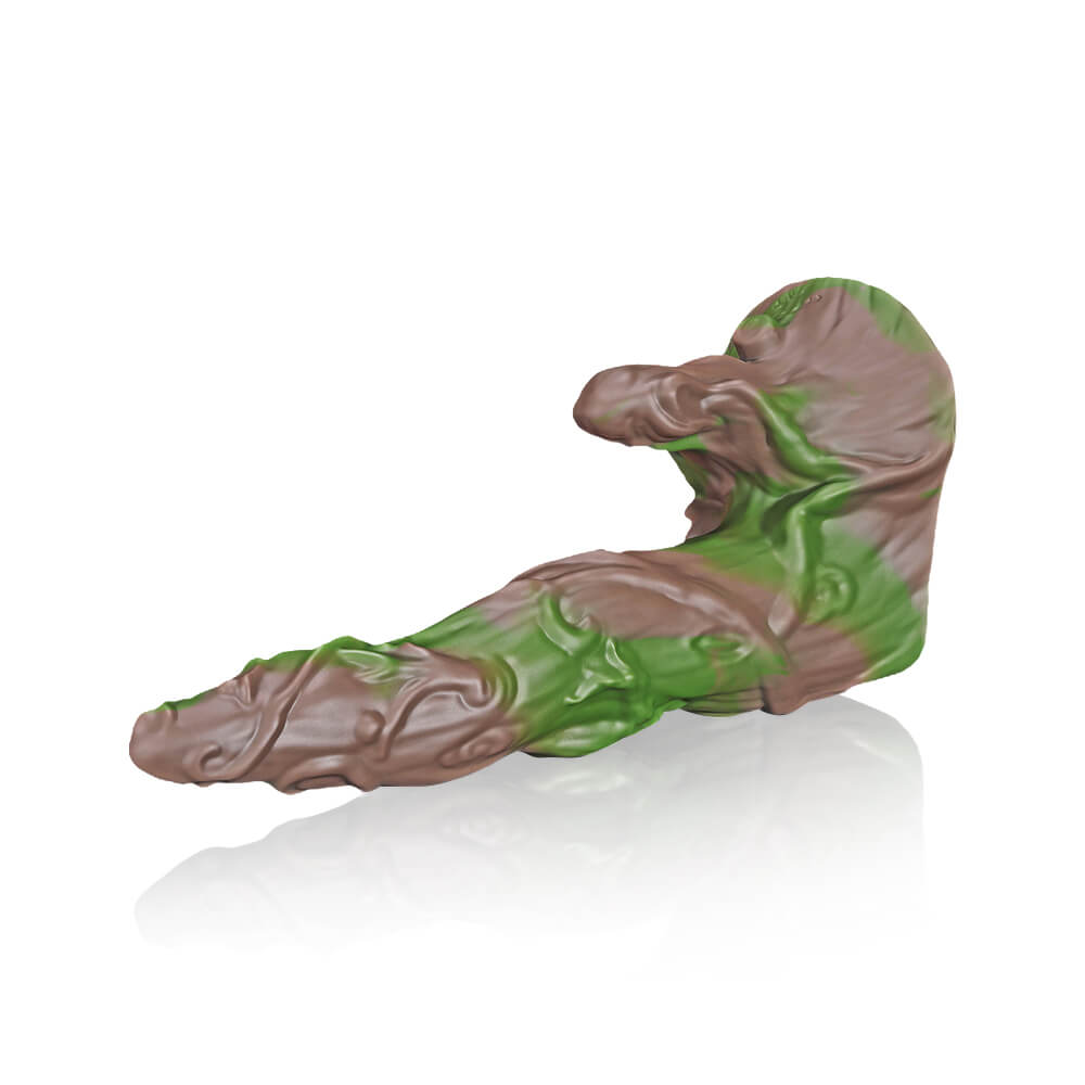 Fantasy Double-Ended Dildo with Textured Vine Design Xoxomoving