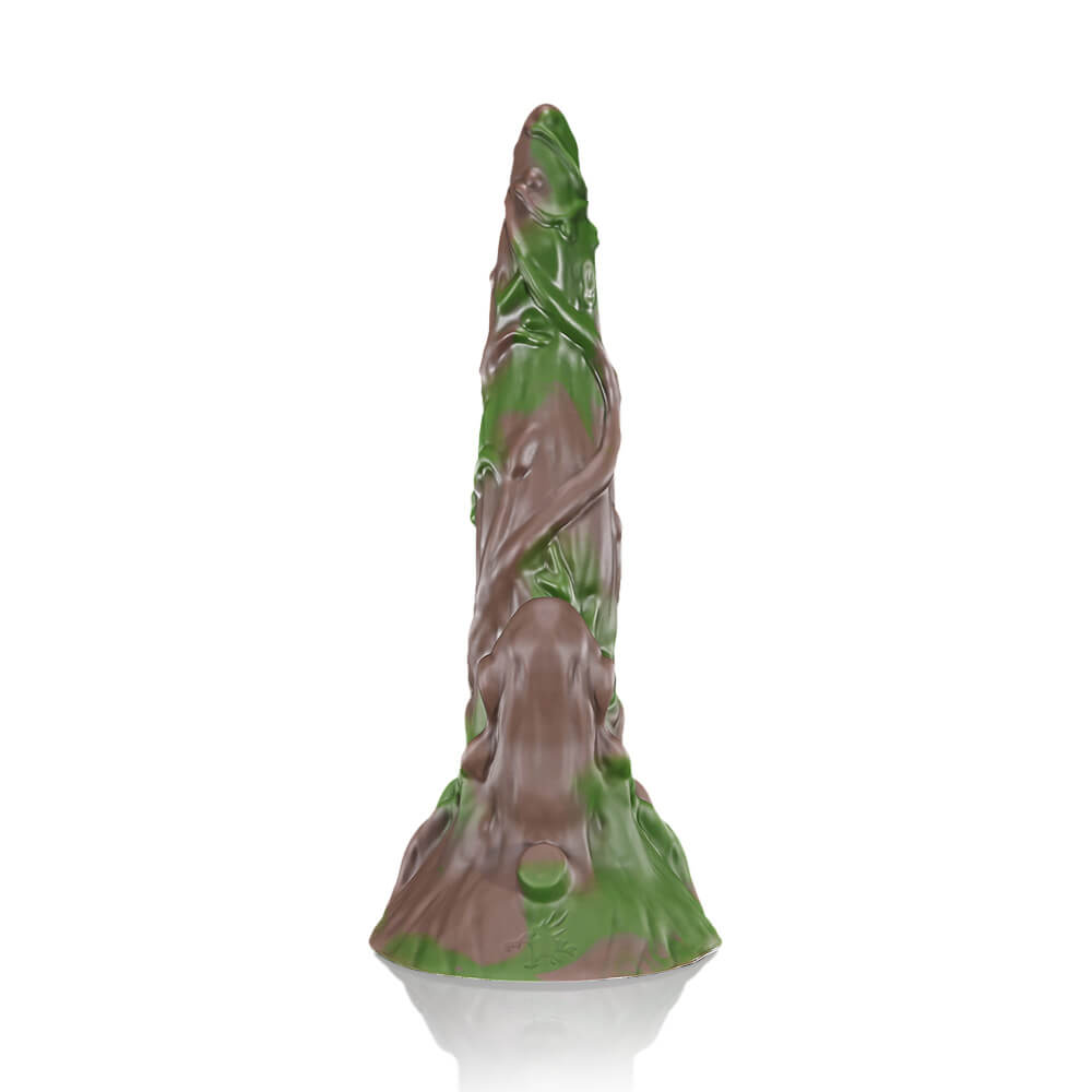Fantasy Double-Ended Dildo with Textured Vine Design Xoxomoving