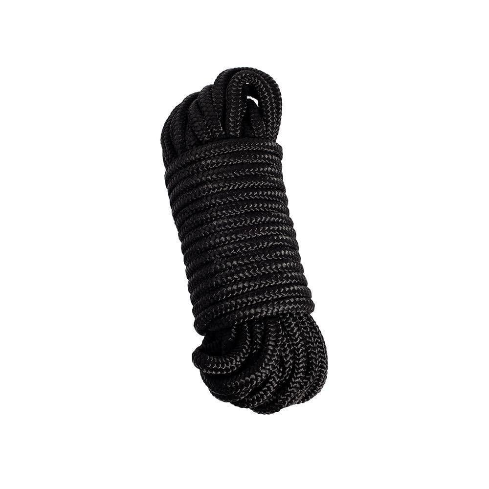 Nylon Bondage Rope Tying 16 ft - Black - Xoxomoving