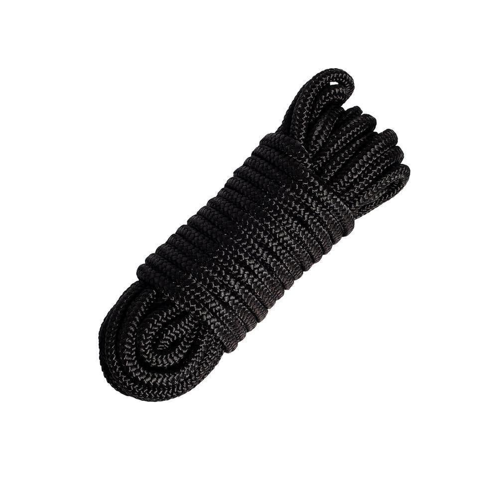 Nylon Bondage Rope Tying 16 ft - Black - Xoxomoving