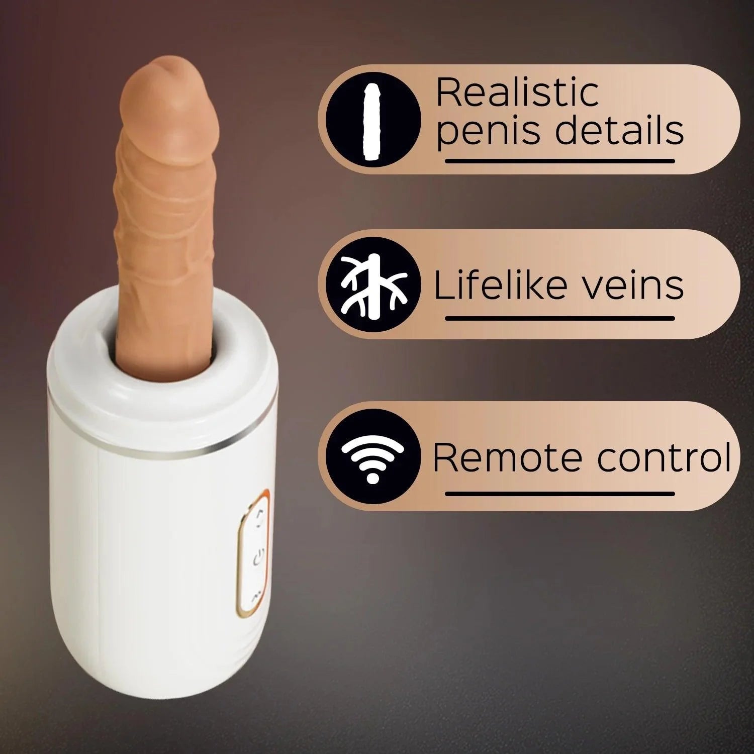 Oakes - Remote Control Thrusting Dildo Machine - Xoxomoving