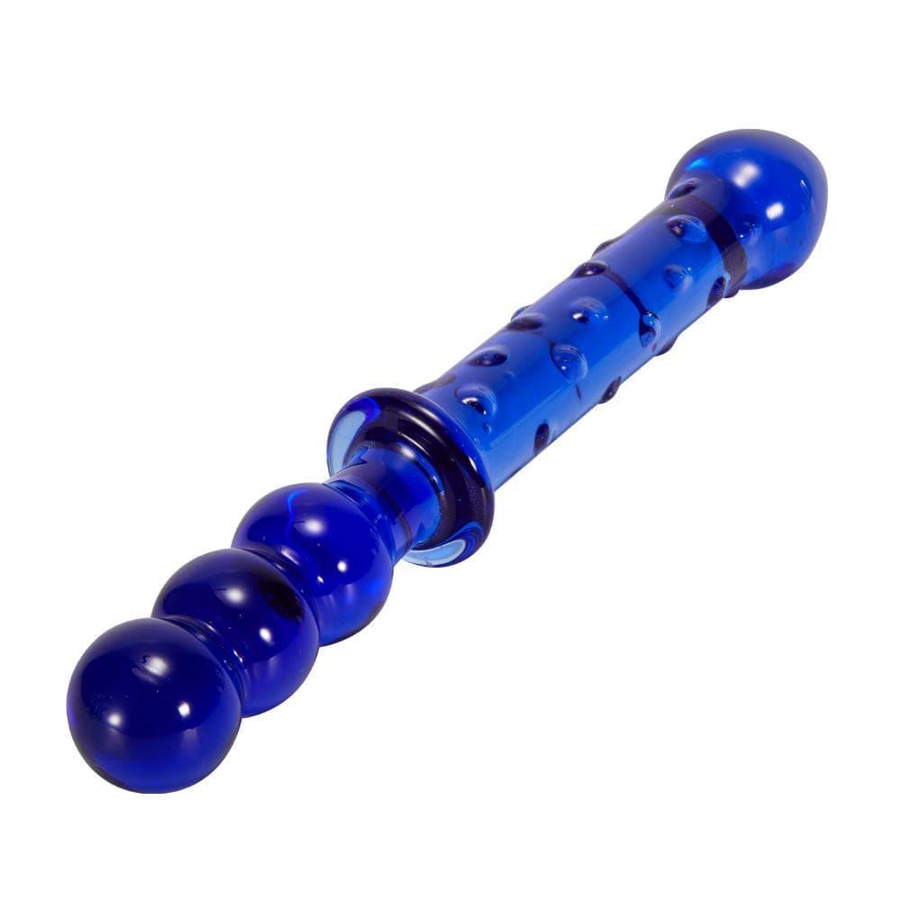 Ocean Blue Glass Butt Plug | Glass Anal Plug - Xoxomoving