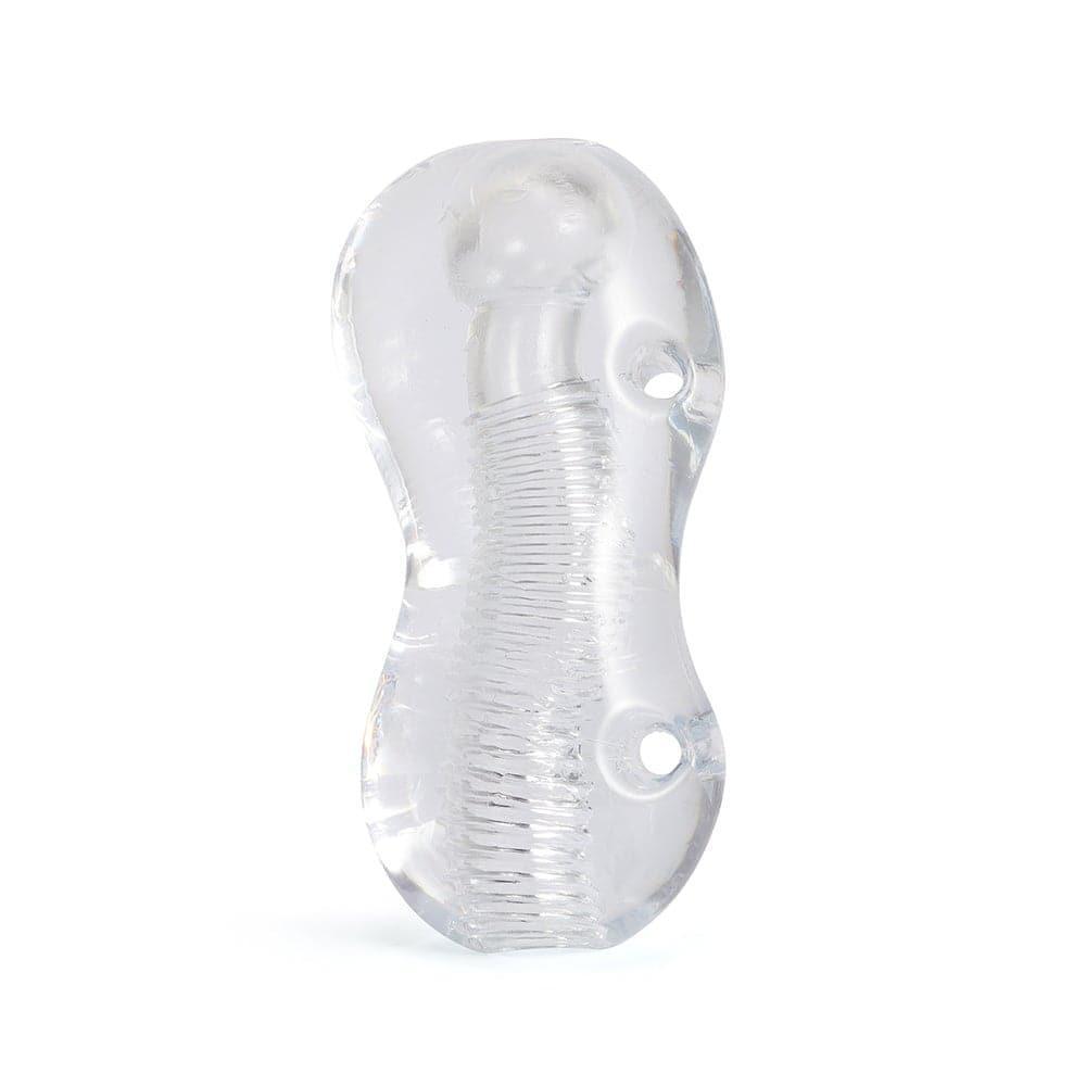 Ogden - Clear Textured Blowjob Stroker - Xoxomoving