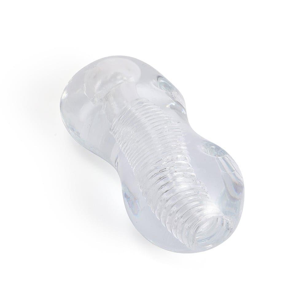 Ogden - Clear Textured Blowjob Stroker - Xoxomoving