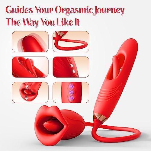 Olivia Grace - Oral Sex Toy with 10 Kissing Patterns & Flapping Modes - Xoxomoving