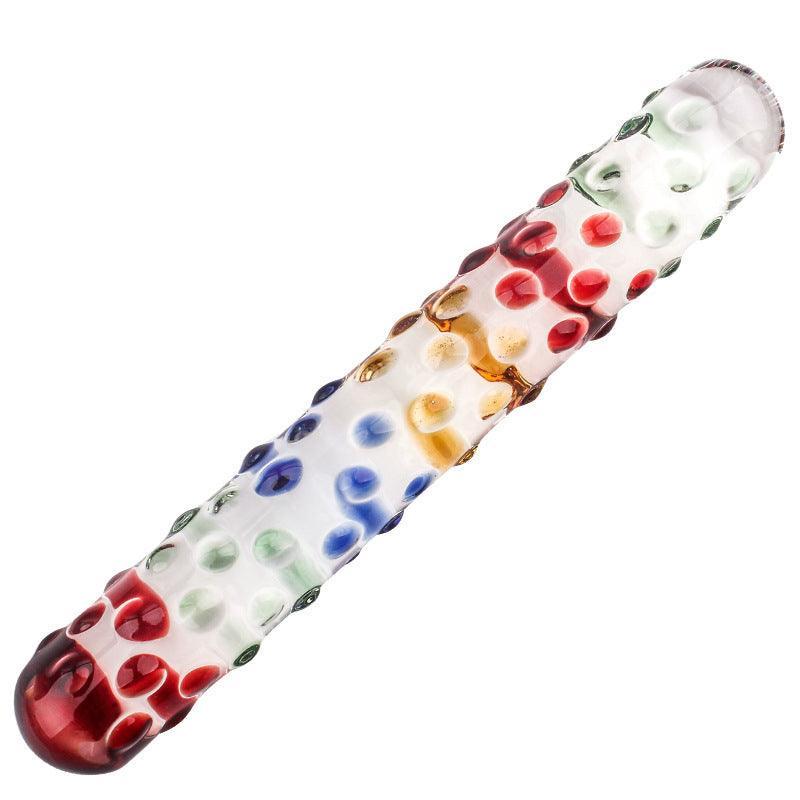 Onyx Bumpy Glass Massager - Xoxomoving