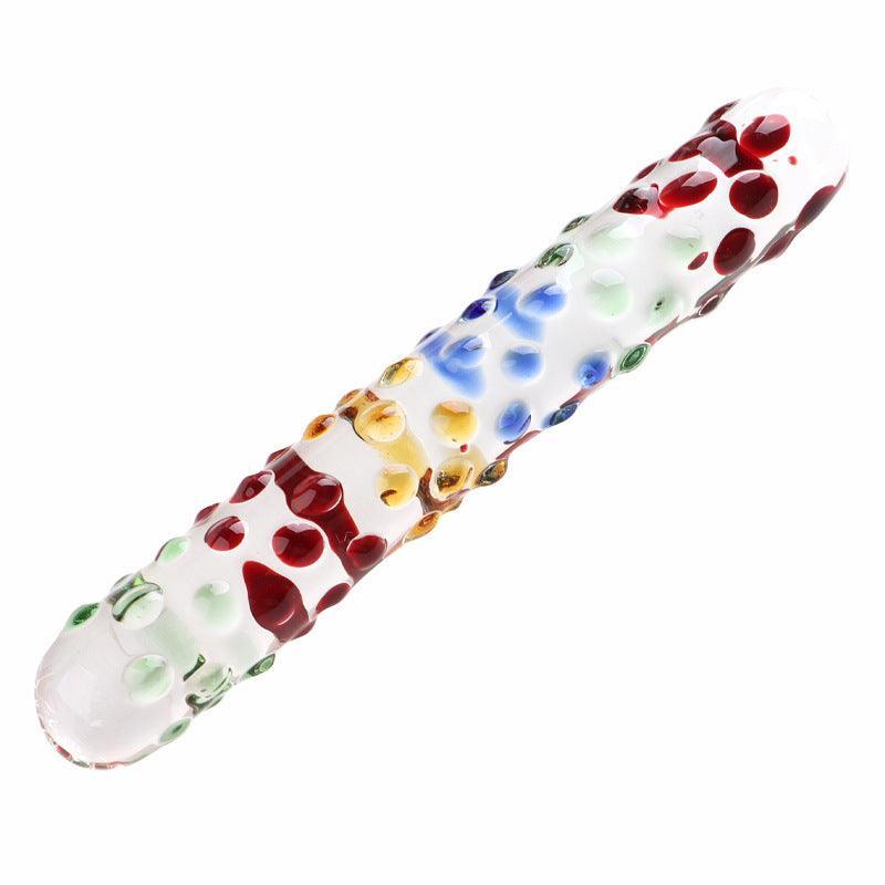 Onyx Bumpy Glass Massager - Xoxomoving